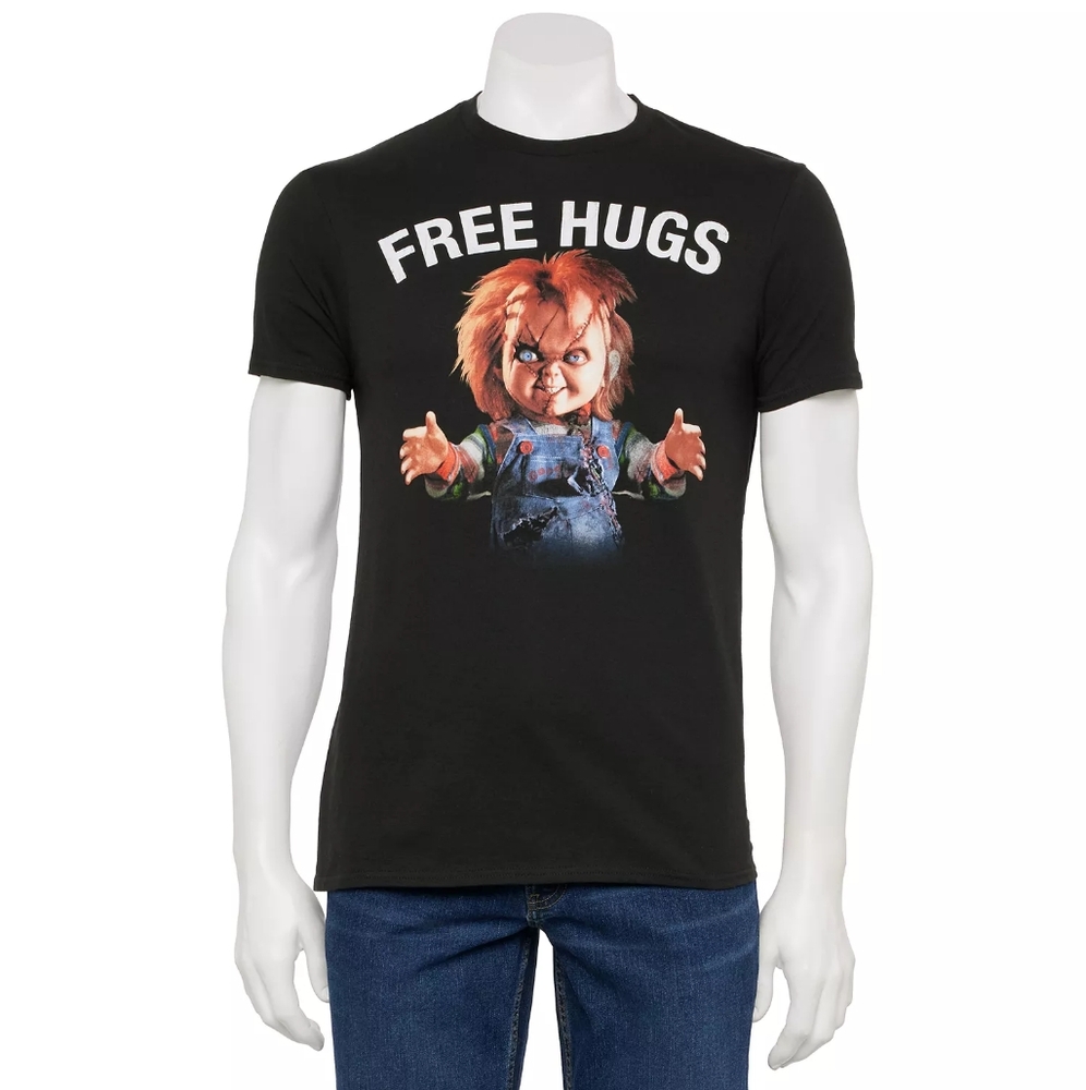 Chucky "Free Hugs" Graphic Tee Medium